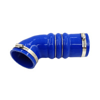 Upgrade Silicone Air Intake Hose Blue & Clamp Fit For Nissan Navara D23 NP300 2015-ON