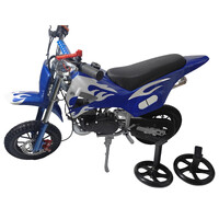 Blue Mini Motor Kids Dirt Bike Pocket Motorcycle Monkey ATV Toys 49CC 2 Stroke With 2 Wheels