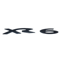 1 Pcs XR6 Badge Gloss Black Fit For Ford Falcon BA BF FG Rear Boot Side Skirt