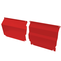 Sump Guard Bash Plate Fit For Mitsubishi Triton MQ 2015-On Red