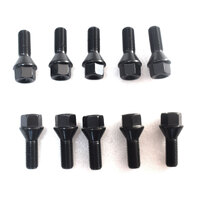 10PCS M12x1.5 Locking Wheel Bolts Fit For BMW E46 E81 E82 E85 E87 E61 E90 E92 MINI