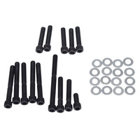 14 Pcs Black Timing Cover / Water Pump Bolt Kit Fit For Holden 253 304 308 V8 HQ VN