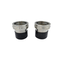 2 x 62mm Bearing Buddies Cap Hub Protectors For Boat Caravan Trailer With Dust Caps