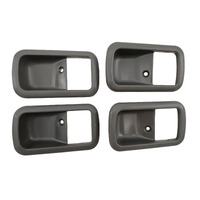 4 Pcs Front Rear Door Bezel Inner Grey Fit For Toyota LandCruiser 80 Series FJ80 FZJ80 HDJ80 HDJ81