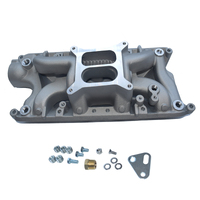 Dual Plane Intake Manifold Fit For Ford Windsor 289 302 4 Barrel Air Gap Satin 54026