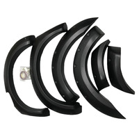 Fender Flares Jungle Style Wrinkle Black 6 PCS For Ford Ranger PX1 2011-2015