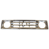 Chrome Front Grille Fit For Toyota Landcruiser 78 79 Ute Troopy 1999-2007