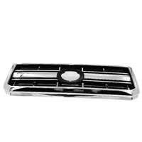 Chrome & Black Front Grille Fit For Toyota Landcruiser 70 76 78 79 Series 2007-2018