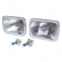 Headlight H4 Upgrade Kit Fit For Hilux 83-05 Hi Watt Globes 1 Pair