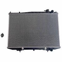 Aluminum Core Plastic Tank Radiator With Cap Fit For Nissan Navara D22 Pick Up 1997-2006