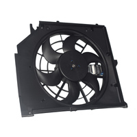 Radiator Cooling Fan w/ Module & Brushless Motor Fit For BMW E46 3 Series 1998-2007