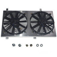 Performance Aluminium Radiator Thermo Fan Shroud Kit Fit For Mazda RX-8 2003-2008