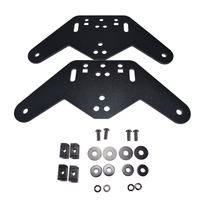 2 x Recovery Track Bracket Fit For Rhino Rack Mount Fit For Recovery Boards