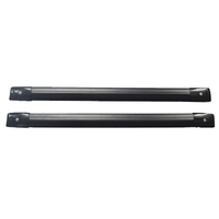 BLACK Cross bars Roof Racks Fit For 1999-On Mitsubishi Pajero With Keys 280KG