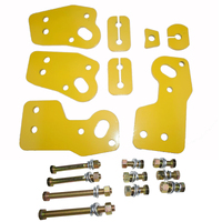 Front Rated Recovery Tow Points Kit Fit For Mitsubishi Triton MQ MR 2015-2021 WLL 5000KG