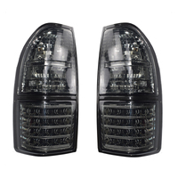  Pair Smoked LED TailLight Fit For Toyota LandCruiser Prado J90 J95 1995-2003