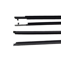 Set 4 Window Glass Moulding Trim Fit For Toyota Landcruiser Prado 150 Series 2009-2018