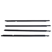 4 Pcs Window Glass Seals Window Weather Strip Fit For Toyota Corolla Sedan 2009-2012