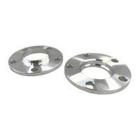 2 x Aluminium Wheel Spacer Adaptor Fit For Ford Silver CB 70.5-70.5mm PCD: 5 x 114.3mm