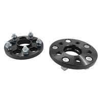 2 x 15mm Thick Black Wheel Spacer Adaptor CB: 56-56mm PCD: 5x100mm