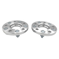 2 x 15mm Aluminium Wheel Spacer Adaptor Silver CB: 67-67mm Fit For Mazda