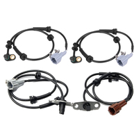 4 x Front & Rear ABS Wheel Speed Sensor Fit For Nissan Navara D40 2005-2014